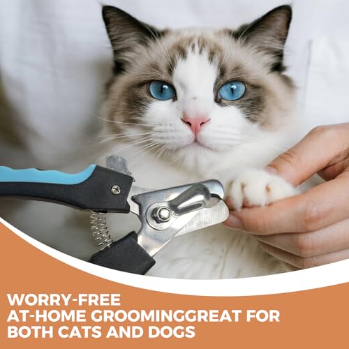 PAPIFFEED Dog Nail Clippers & Grinder with Manual Nail Clipper (Orange)