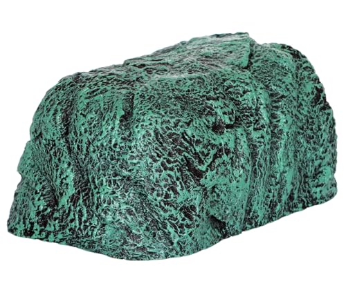 Reptile and Amphibians Rock Hide Cave (Large Size ( Green ))