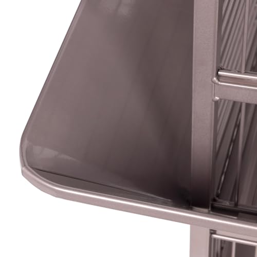 Prevue Pet Playtop Bird Cage Rolling Stand Seed Guards (Blush Finish / 18.0"L x 18.0"W x 57.0"H)
