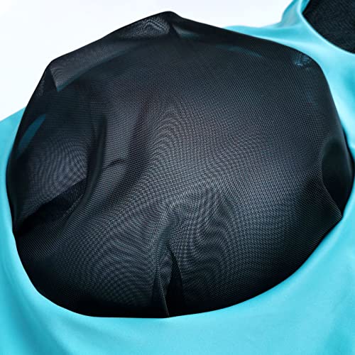 Stretchy Horse Fly Mask with Ears (Pale Blue / Pony)