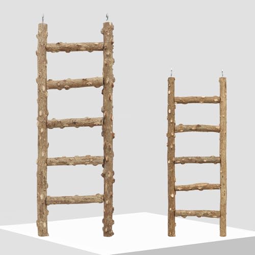 Natural Pepper Wood Parrot Ladder (15.7 × 3.9 Inch)