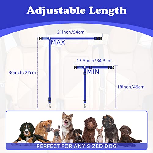 Dog Seat Belt for Car (Dark Blue)