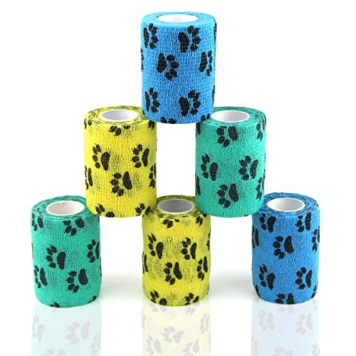 Vet Wrap Cohesive Bandages Bulk Self Adhesive Bandage Wrap Self Adherent Wrap Non (3 Inch Claw)