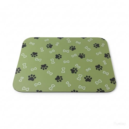 Pet Cat Dog Food Mat Non Slip Mat for Dog Water Bowl Mat Quick Dry Absorbent Cat Feeding Mat