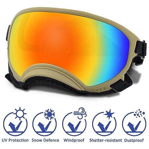 Medium Dog Sunglasses with Adjustable Strap UV Protection