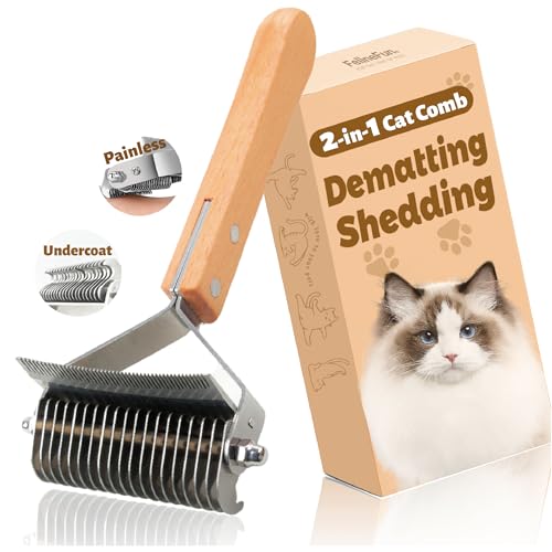 Cat Brush for Dematting & Deshedding