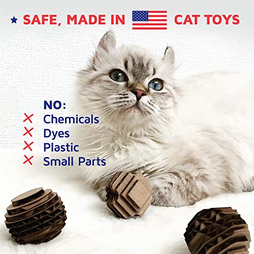 Cat Ball Toys by Americat (Round Ball Pack)
