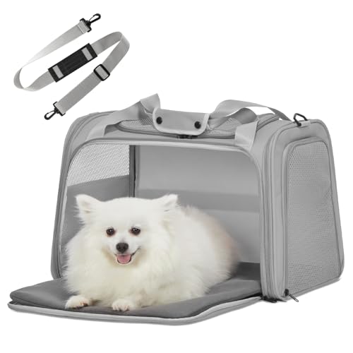 Dog Carrier Cat Carriers (20.0"L x 13.0"W x 13.0"H / New Grey)