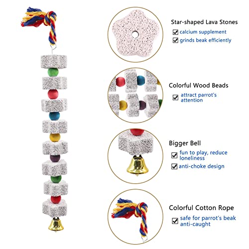 2 Pack Large Bird Chewing Toy (White / 13.77 inch Long)