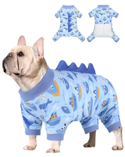 Dinosaur Costume Dog Pajamas (X-Small / Whale style)
