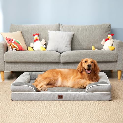 Orthopedic XXL Dog Bed (Grey / 52.0"l X 41.0"w X 8.0"th)