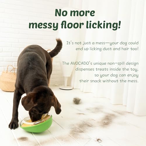 Avocado Non Spill Treat Dispensing Wobble Toys for Dogs