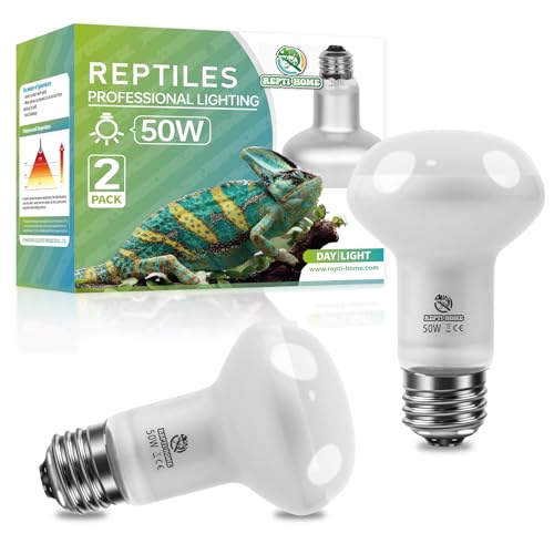 Reptile Heat Lamp 2Pack 50W (Intense Light / 2*50)