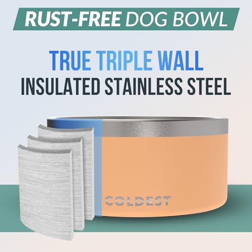 Coldest Dog Bowl (200 oz / Sahara Peach)