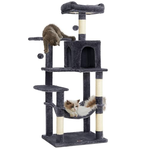 Cat Tree 54.2 (54.2 Inches / Smoky Gray)