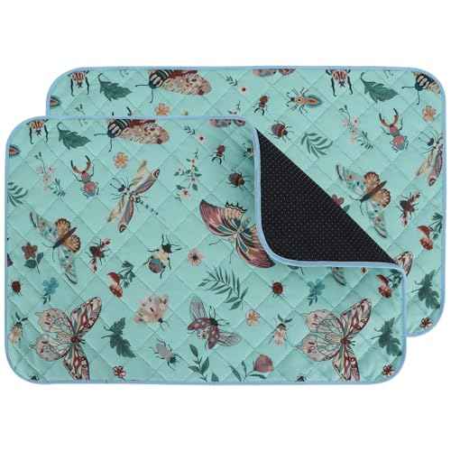 Washable Pee Pads for Dogs (Blue / 40x28 inch - 2pcs)