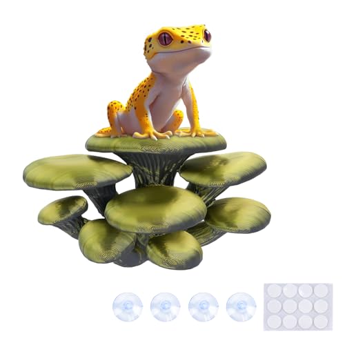 Mushroom Decor for Reptile Tank (Cluster Cap / Forest)