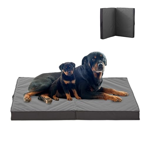 Outdoor Dog Bed for Large Dogs (X-Large / Grey)