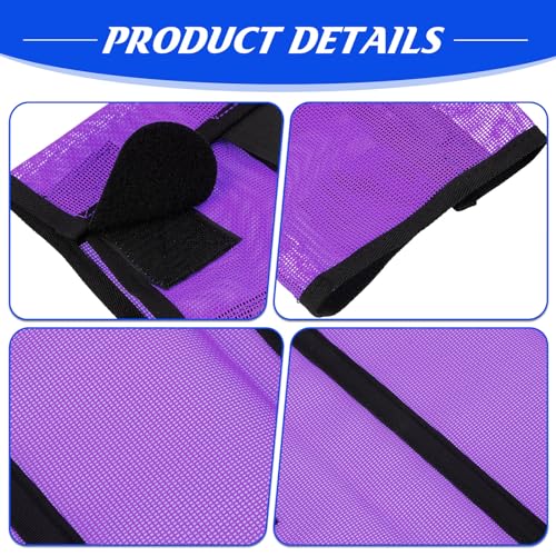 8 Pcs UV Mesh Horse Fly Boots (Dark Purple, Light Purple)