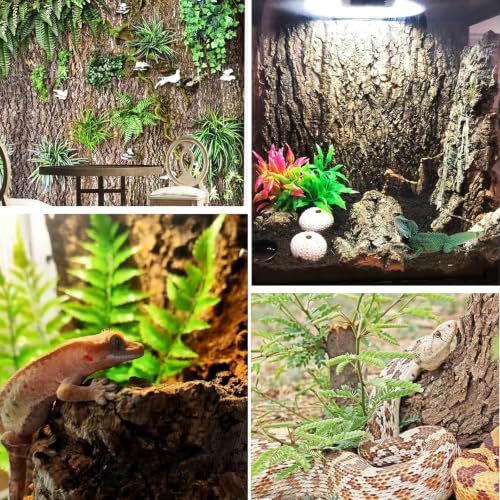 2PCS Cork Terrarium Background 11.8x11.8in for Reptile (2PCS-11.8×11.8in)
