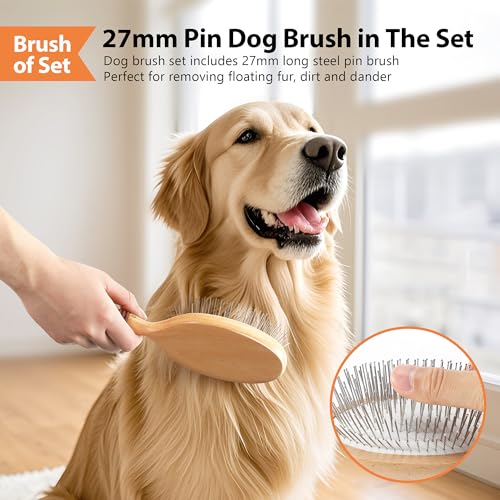 Dog Brush for Long Haired Dogs (Set-3 Pcs)