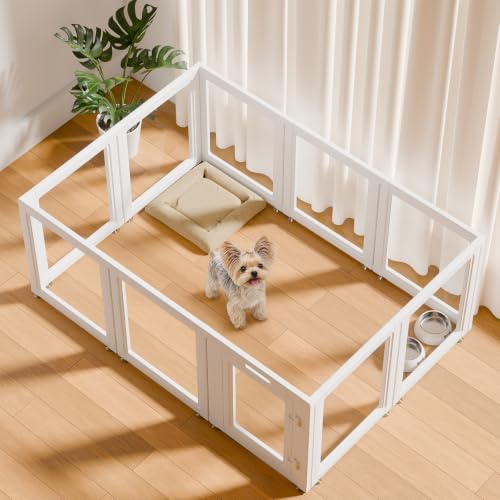 Clear Acrylic Dog Playpen (24")