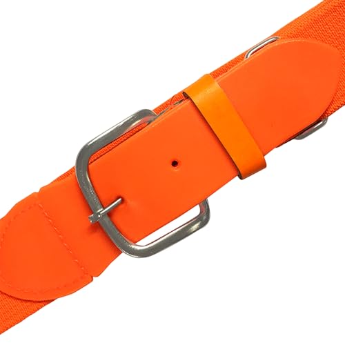 Baseball Softball Uniform Belt (Youth (18-32 Inches) / Neon Orange)