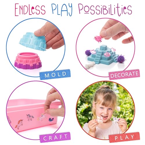 Unicorn Sensory Bin for Toddlers 3 (Unicorn Sand Kit)