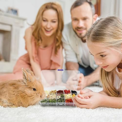 Bunny Treats Treat Box with 15 Kind of Snacks for Rabbit