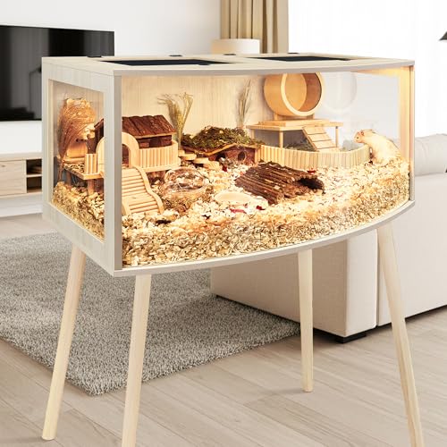 Hamster Cage with Curved Design (40.0"L x 20.0"W x 20.0"H)