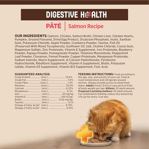 CORE+ Digestive Health Pate Adult Canned Wet Cat Food (3 Ounce (Pack of 12))