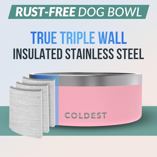 Coldest Dog Bowl (100 oz / Cotton Candy Pink)