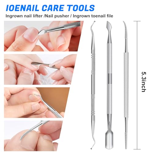 Toenail Clippers for Thick Toenails for Seniors 6PCS (Ingrown & Angled & Slanted)
