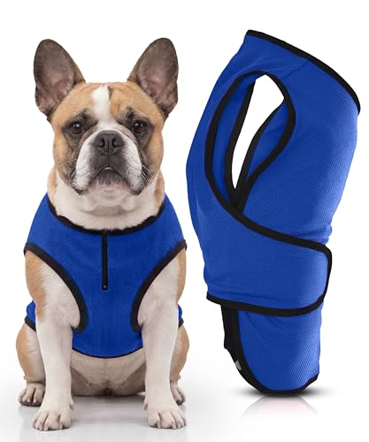 Dog Cooling Vest (Dark Blue / M)