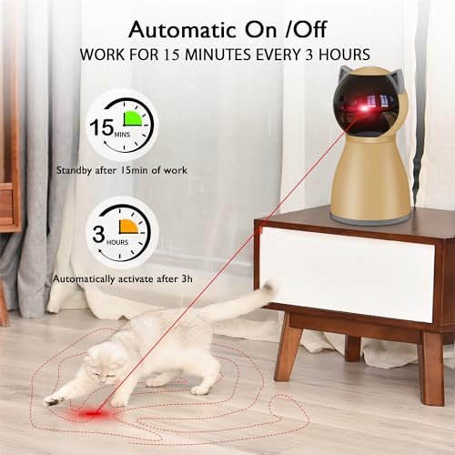 Interactive Cat Laser Toy Automatic for Indoor Cats
