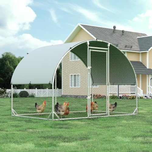 Metal Chicken Coop (77.4"L x 114.0"W x 76.0"H)