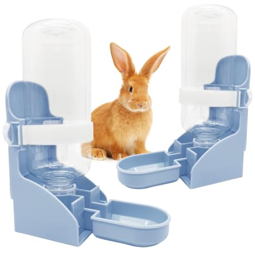 Rabbit Water Bottle (2PCS Water Dispenser, Blue)