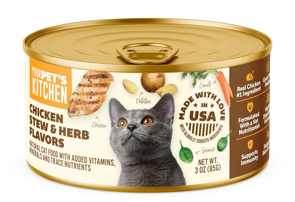 Canned Wet Cat Food