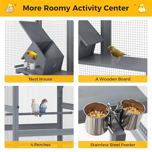 68" H Outdoor Bird Aviary