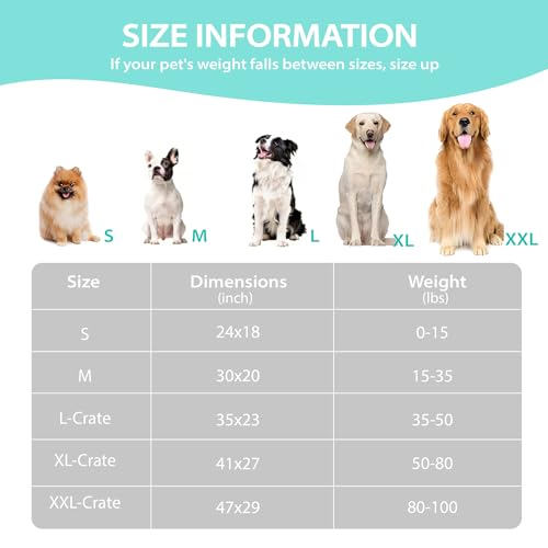 Dog Cooling Mat for Large Dogs (Dark Beige / 47"L x 29"W x 0.8"H)