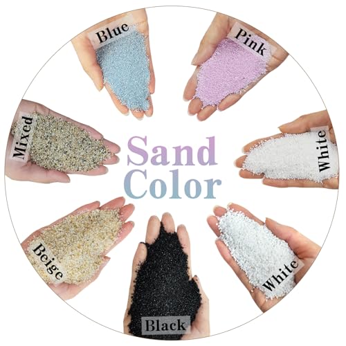 Aquarium White Sand (White-XXS / 10 LB)