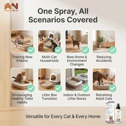 Cat Litter Training Spray (2 pack Cat Litter Training)