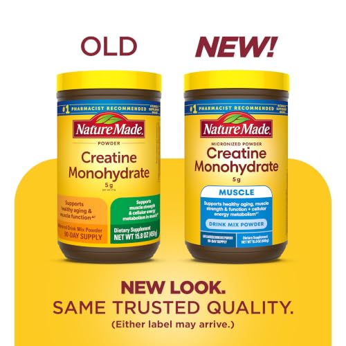 Micronized Creatine Monohydrate Powder 5g per Serving (15.8 Ounce (Pack of 1))