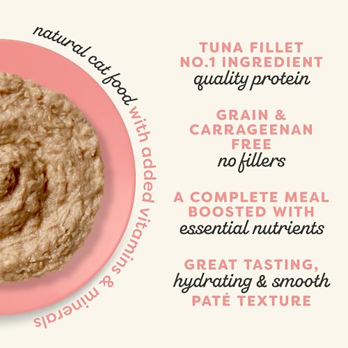 Vitality Tuna Fillet & Salmon Paté Wet Cat Food 24 (2.47 Ounce (Pack of 24))