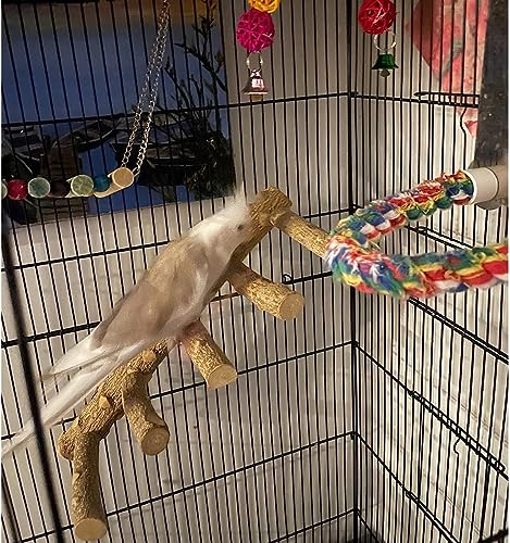 Bird Parrot Ladder Perch for Cage