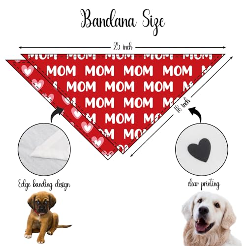 Mothers Day Dog Bandana 2 Pack (J)