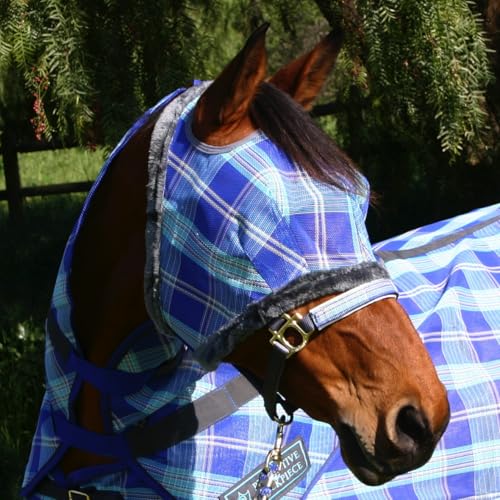 Kensington Fly Mask with Fleece Trim for Horses