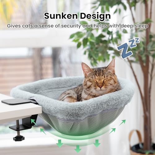 Cat Desk Bed One (Grey)