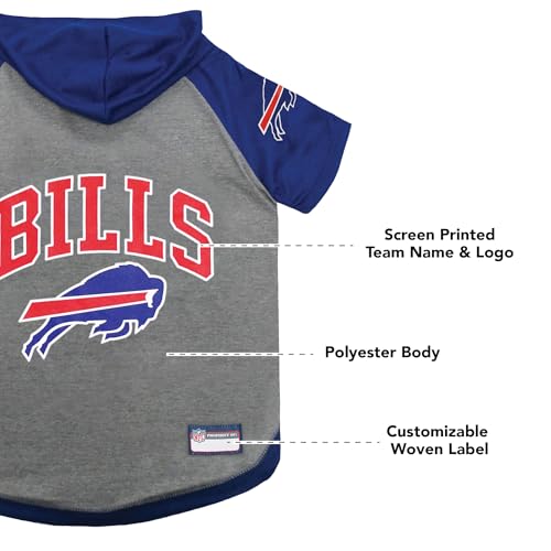 Buffalo Bills Hoodie Tee Shirt (X-Small / Buffalo Bills)