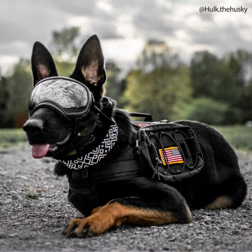 Dog Backpack for Medium & Large Dogs (Black / Medium)